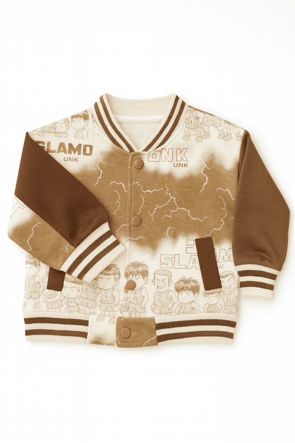 Brown Slam Dunk Varsity 3-Piece Suit