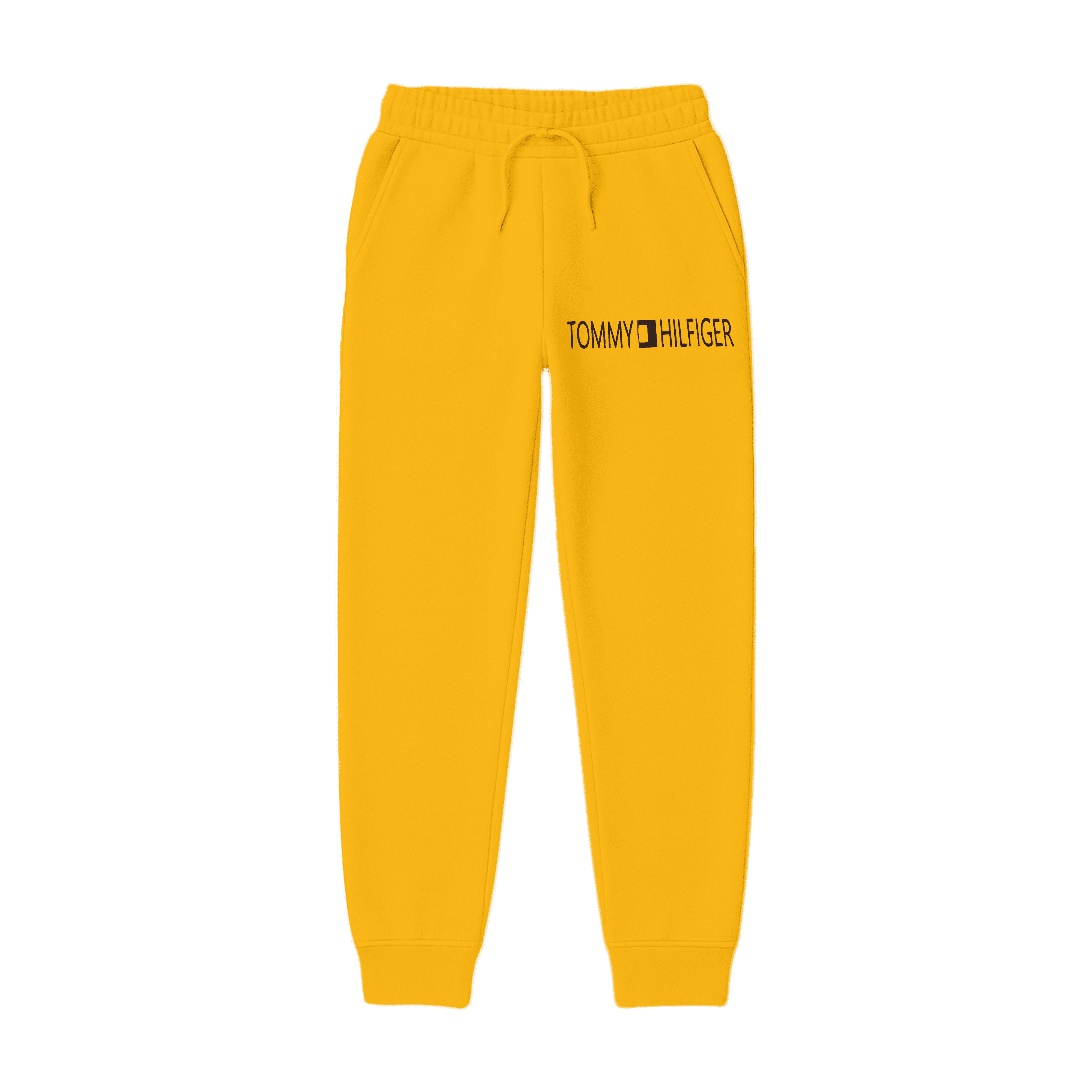 Yellow Tommy Hilfiger Hoodie & Jogger Suit