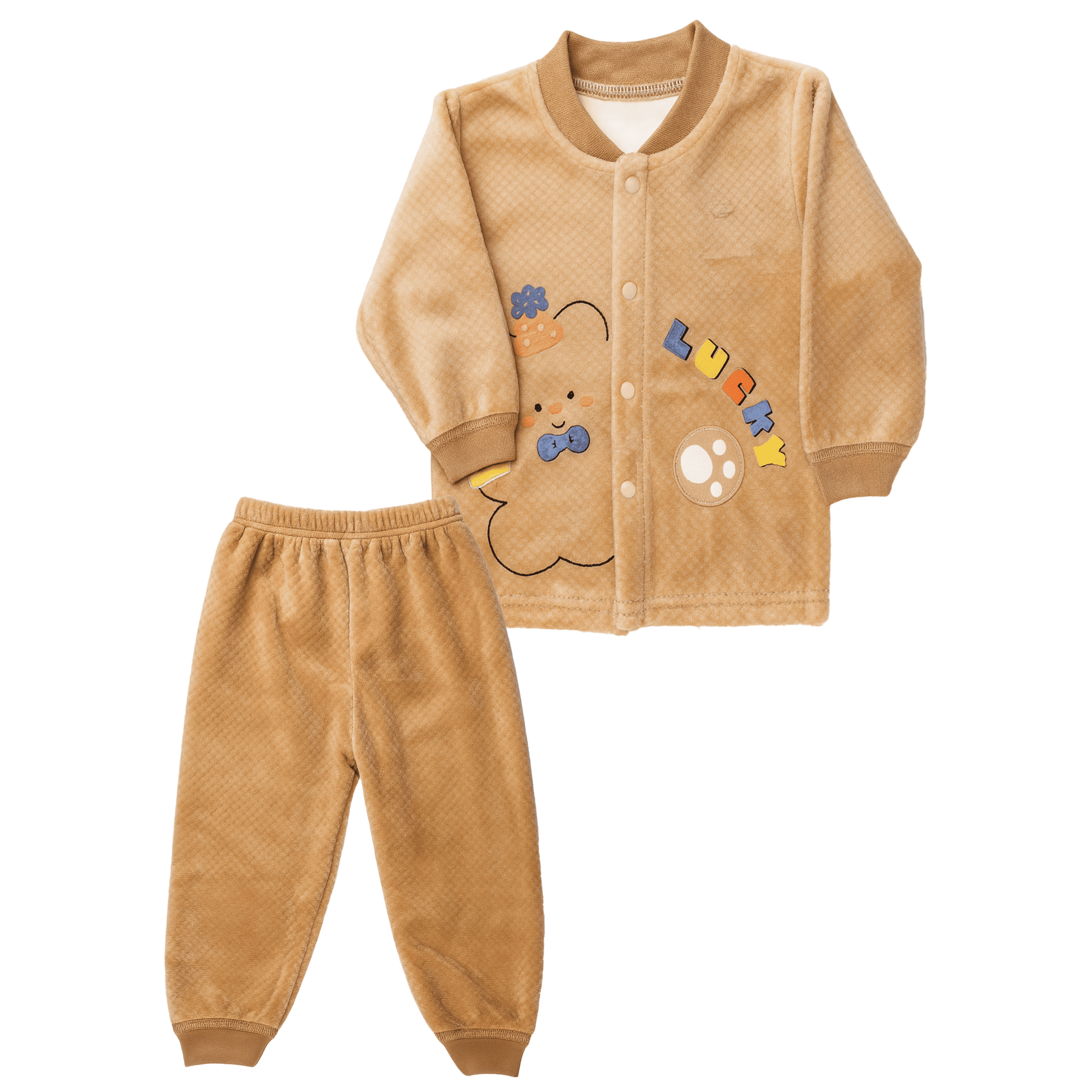 Lucky Bear Beige Winter Set