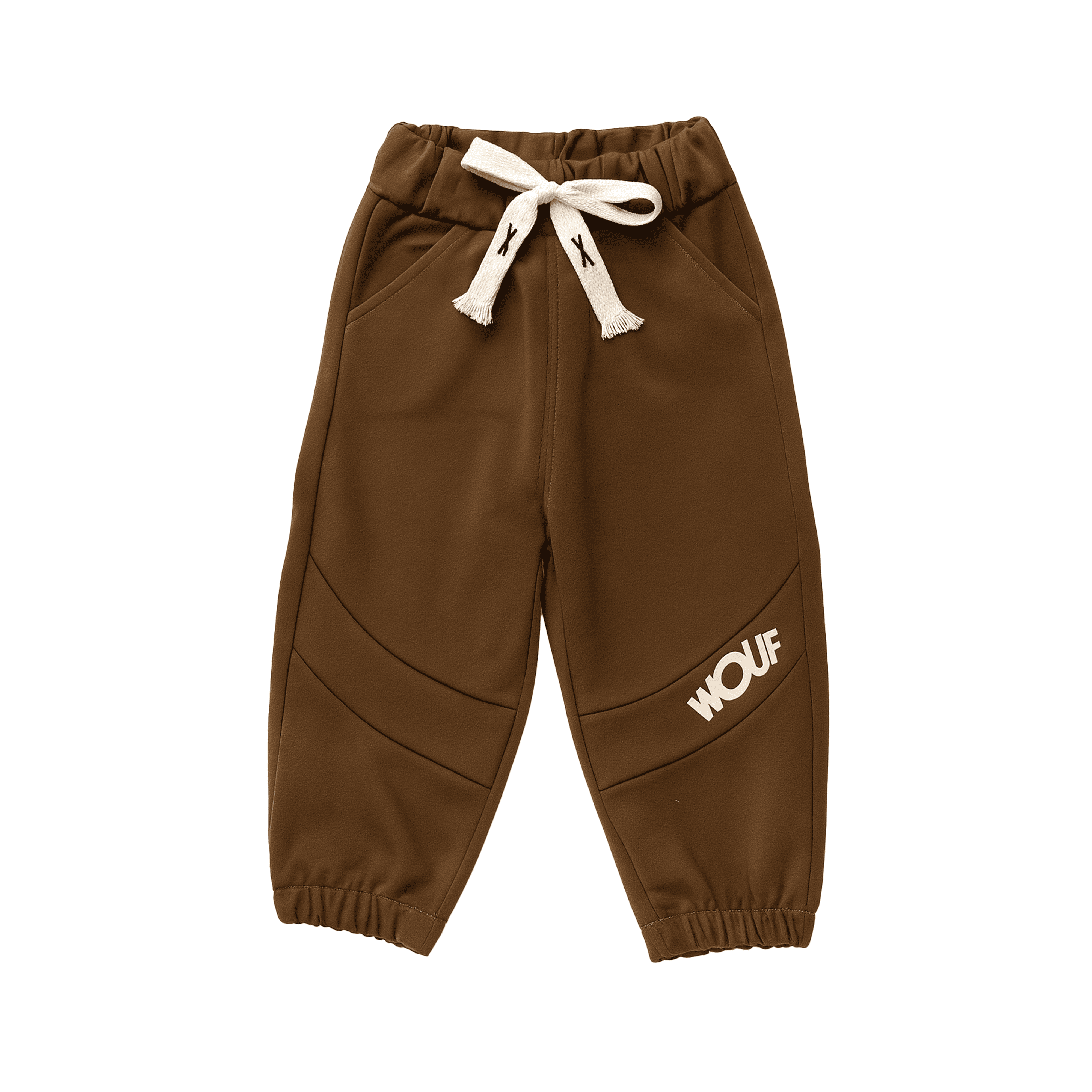 WOUF Brown Tie-Dye Tracksuit Set