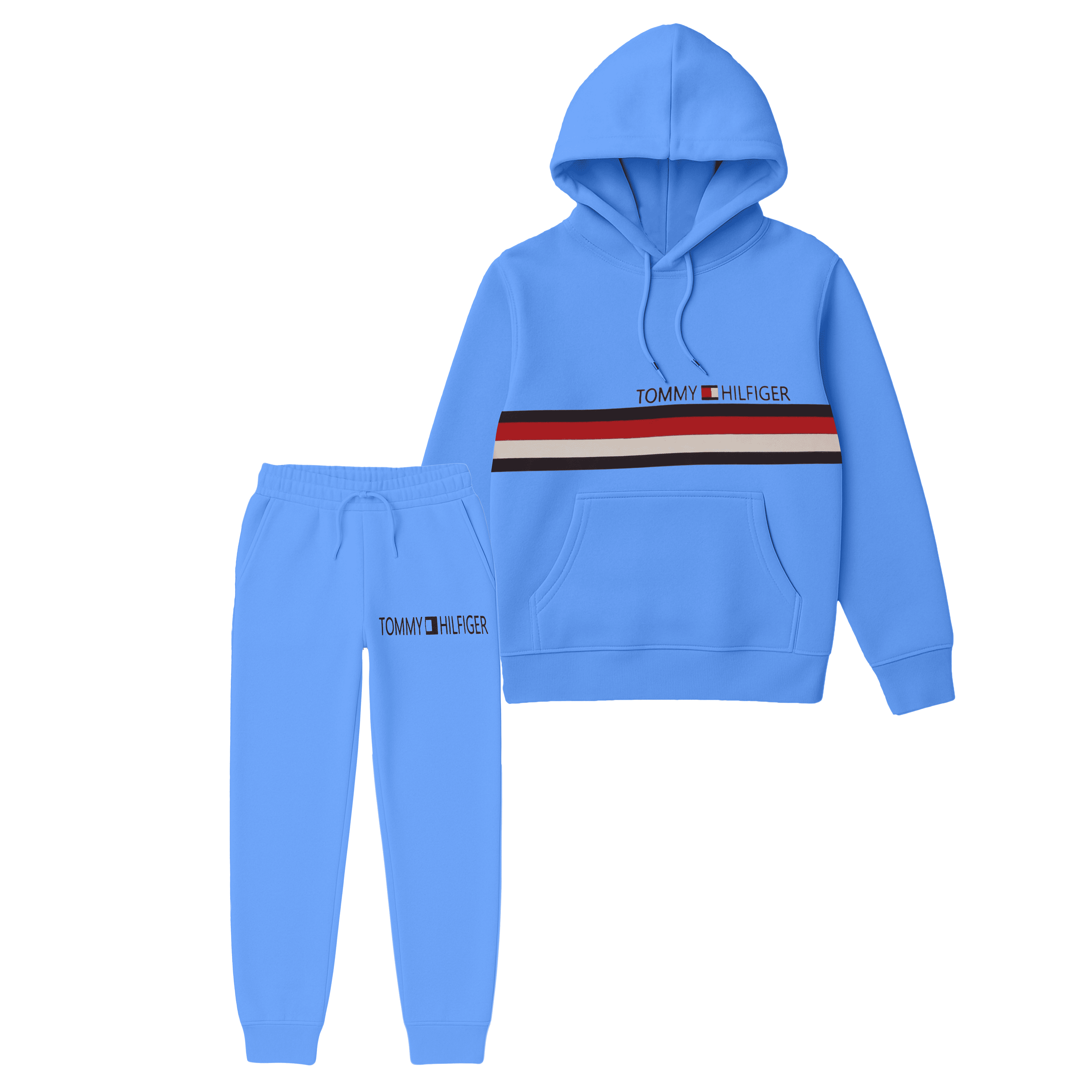 Blue Tommy Hilfiger Hoodie & Jogger Suit
