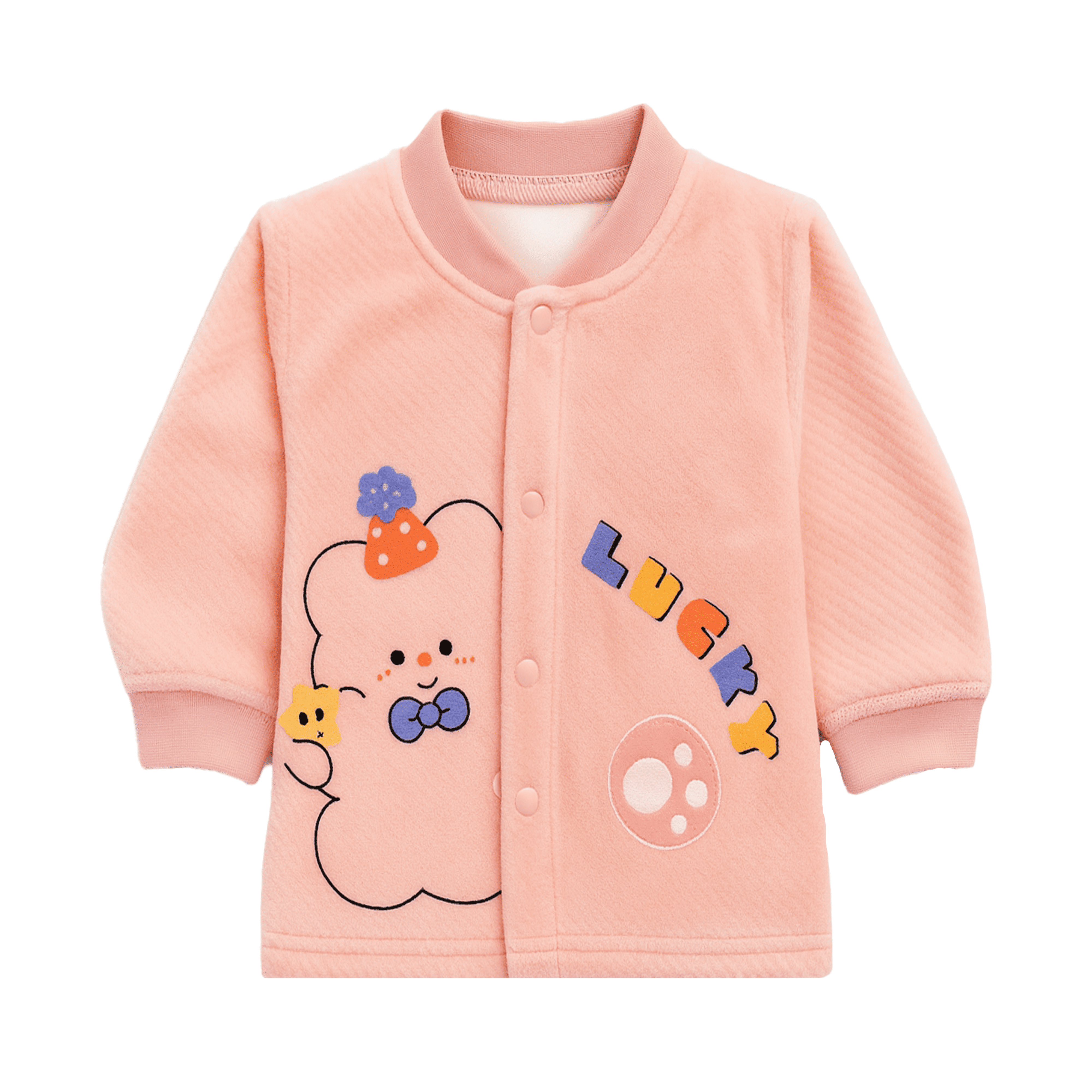 Pink “Lucky Bear” Cozy Set