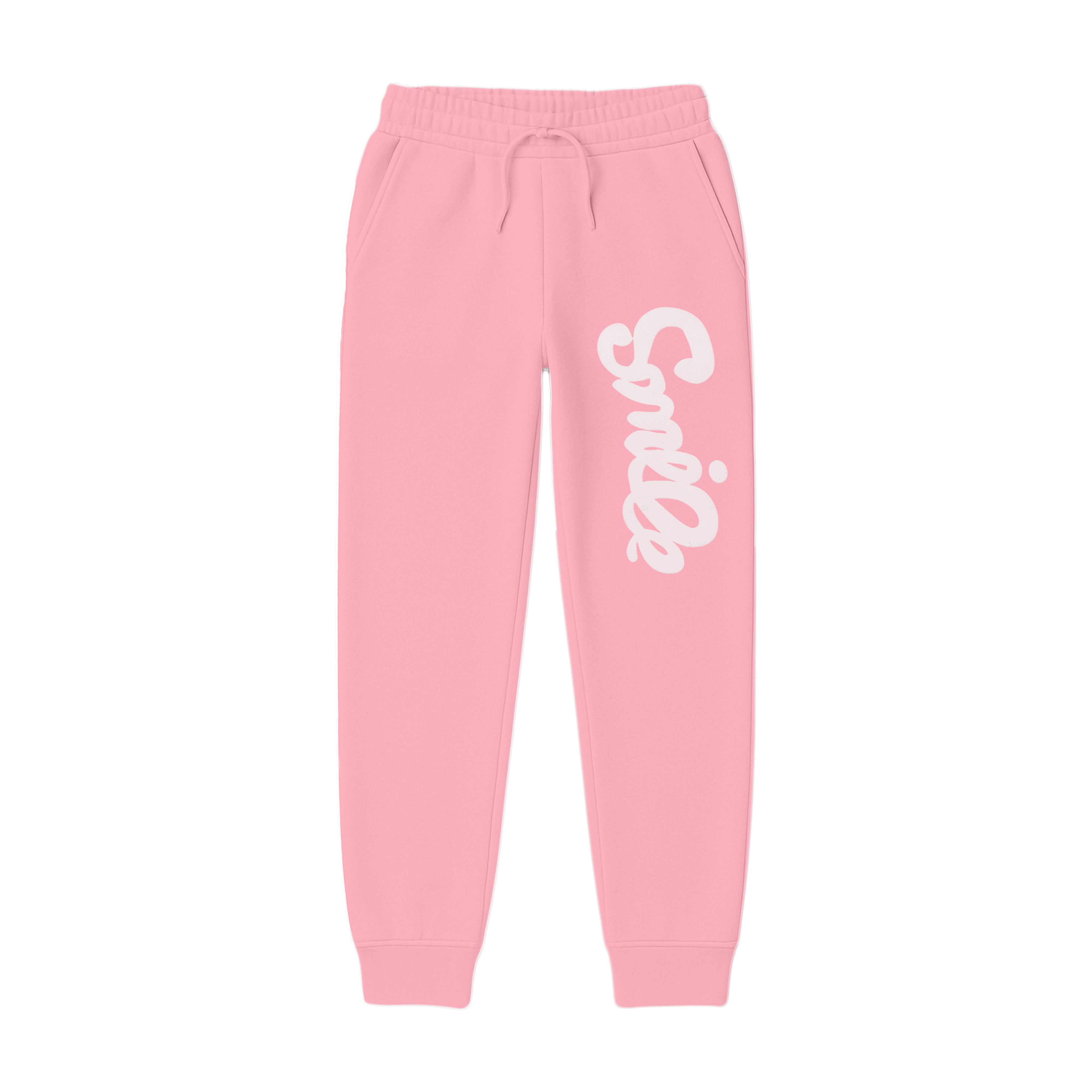 Pink "Smile" Hoodie & Trouser TrackSuit