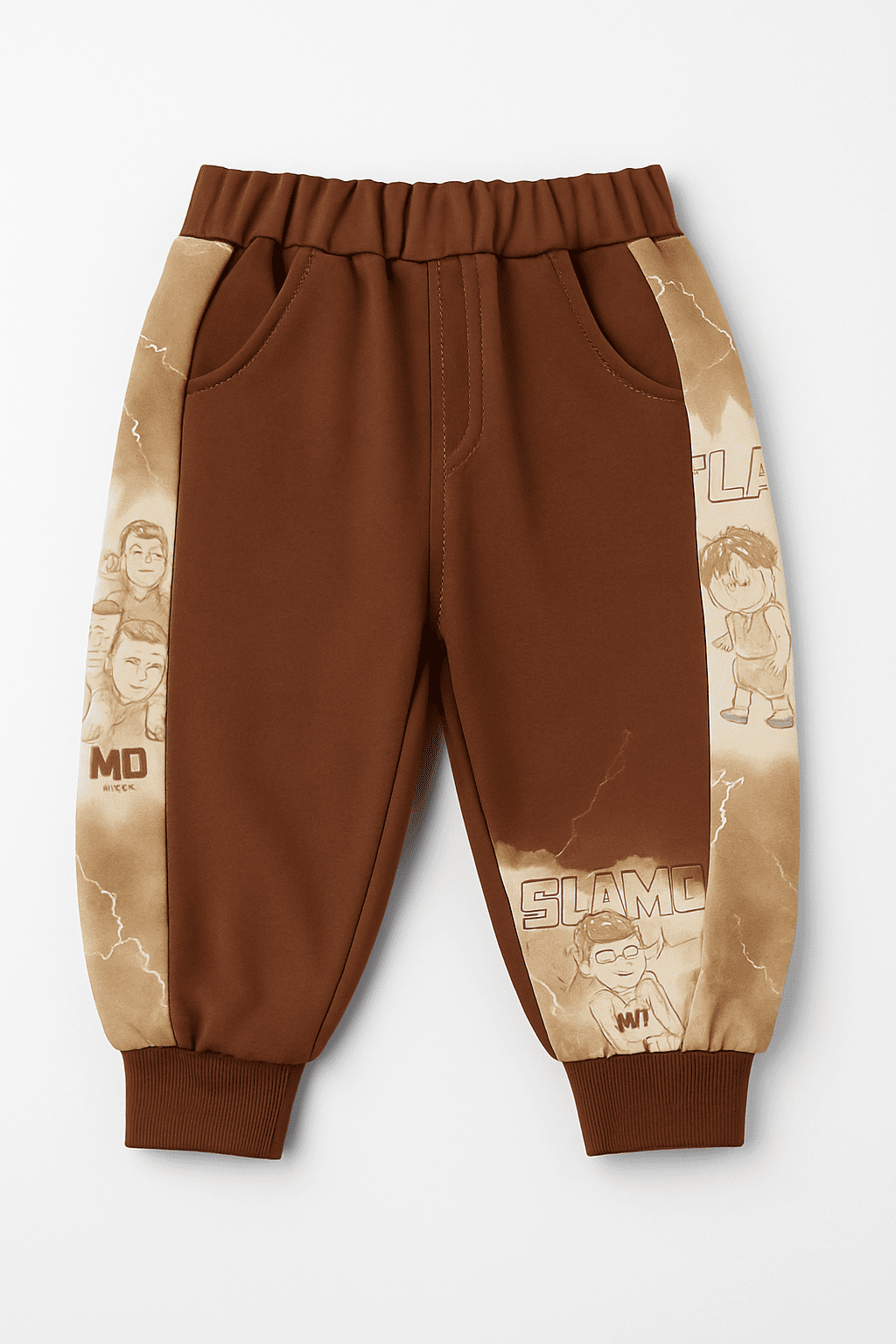 Brown Slam Dunk Varsity 3-Piece Suit