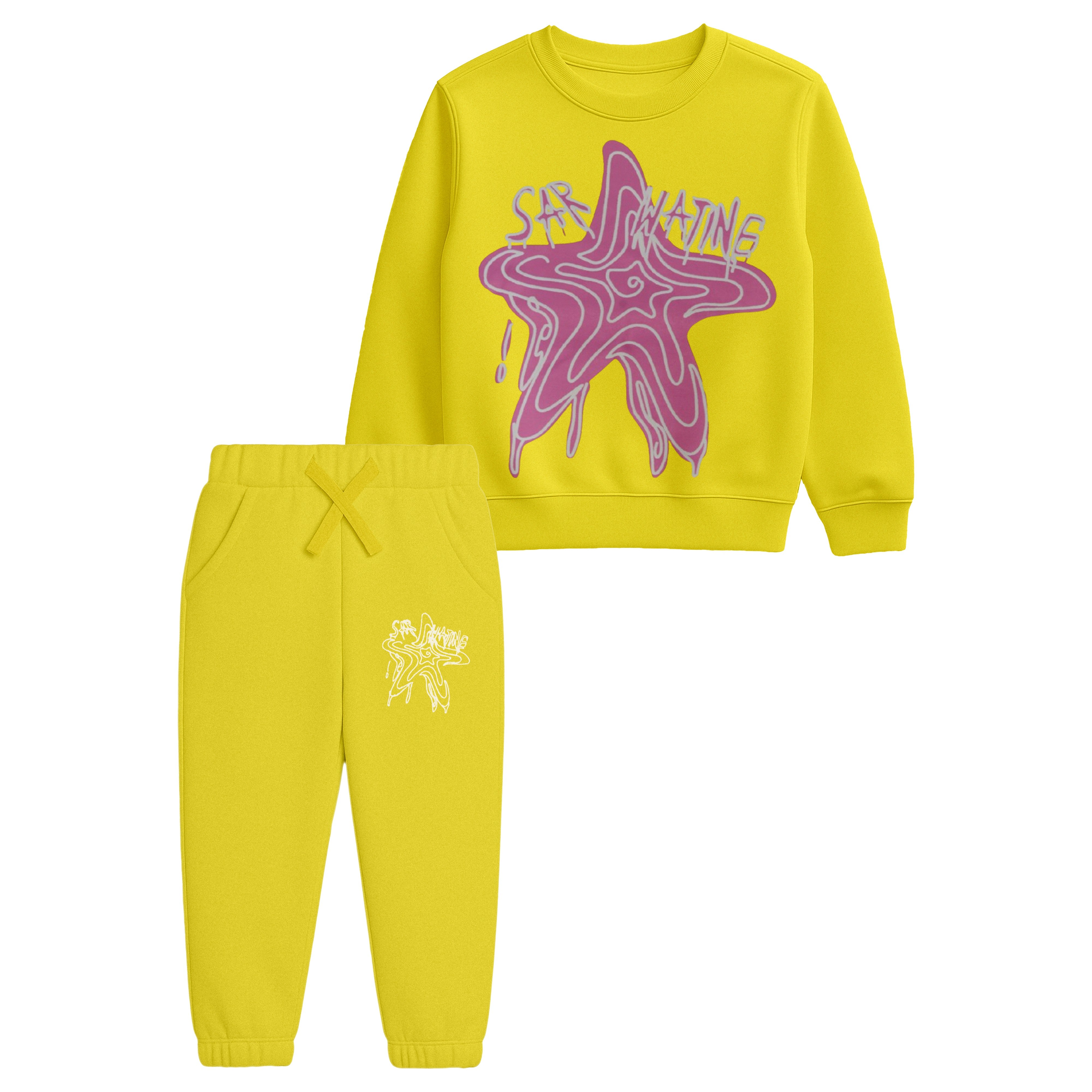 Star Skating" Sweatshirt and Trousers Suit