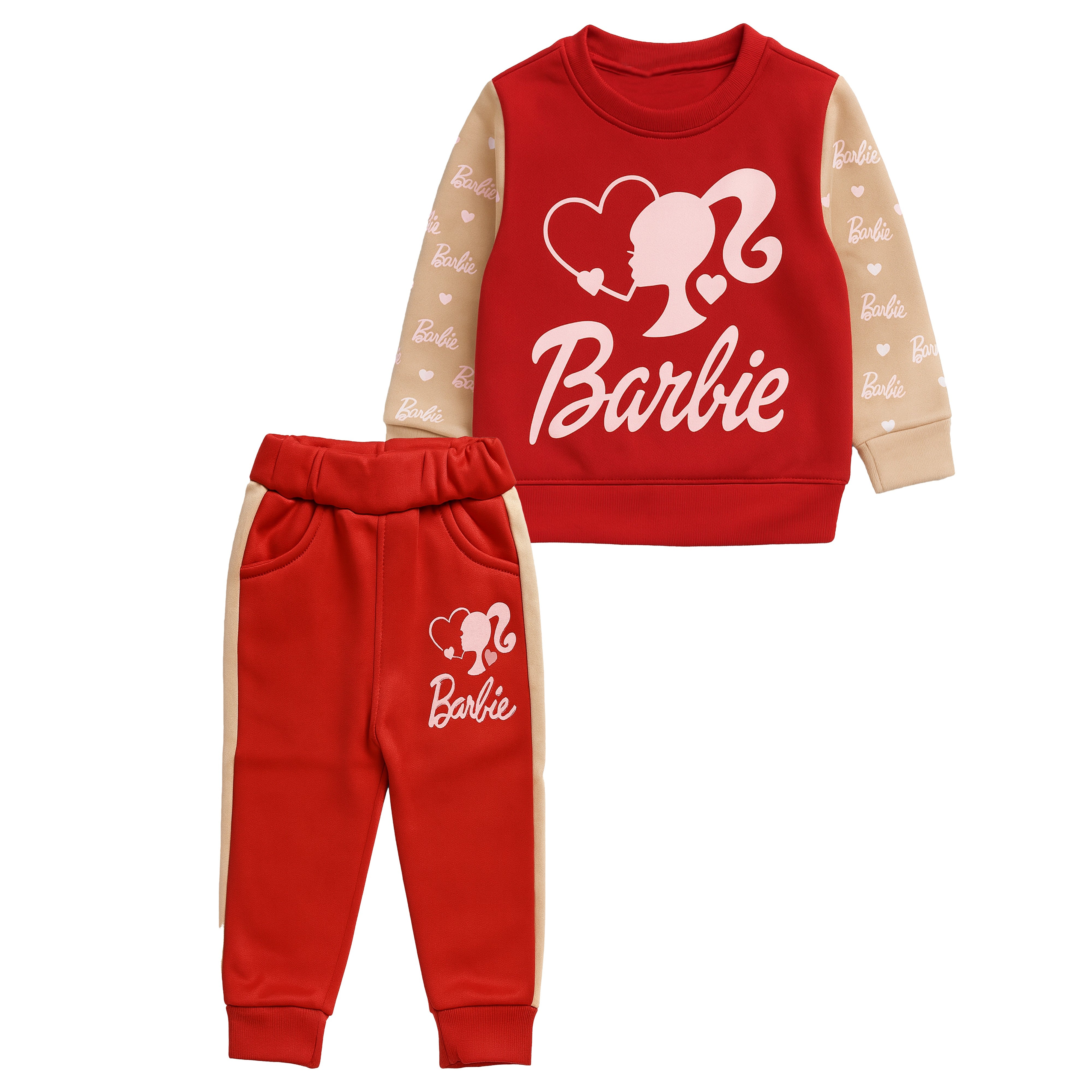 Red "Barbie" SweatShirt & Trouser