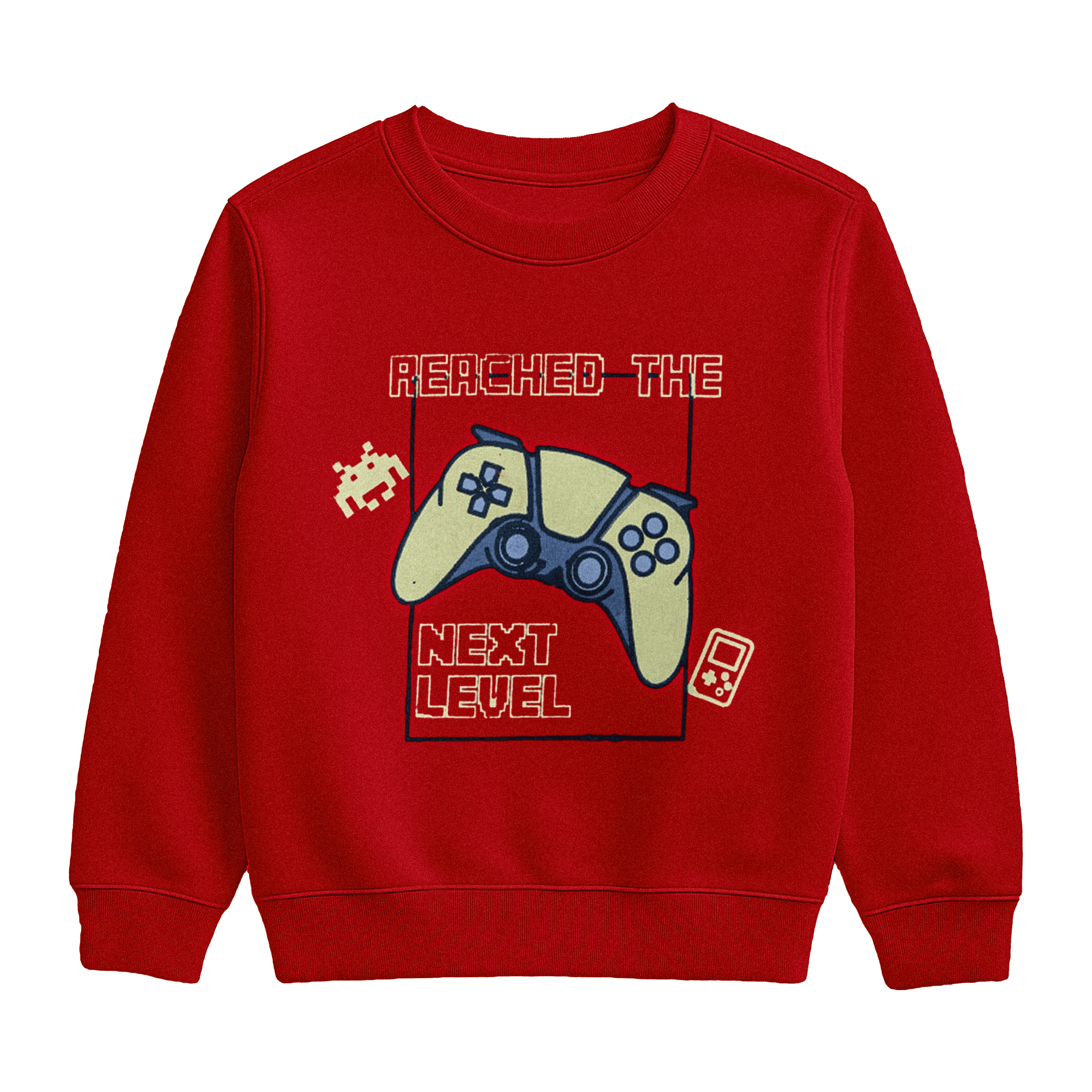 Red “Next Level Gamer” Graphic Sweatshirt