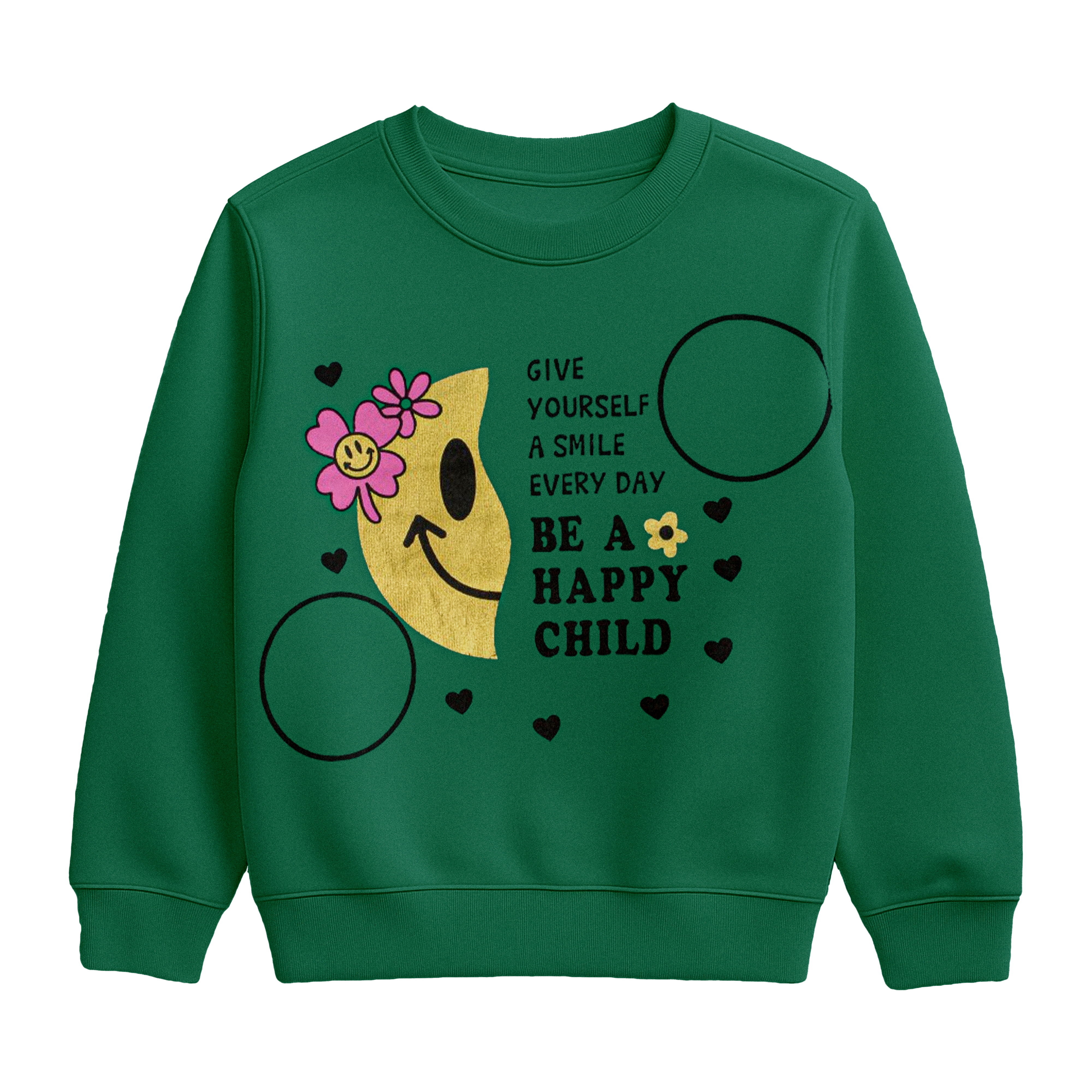 Happy Child Green Sweatshirt