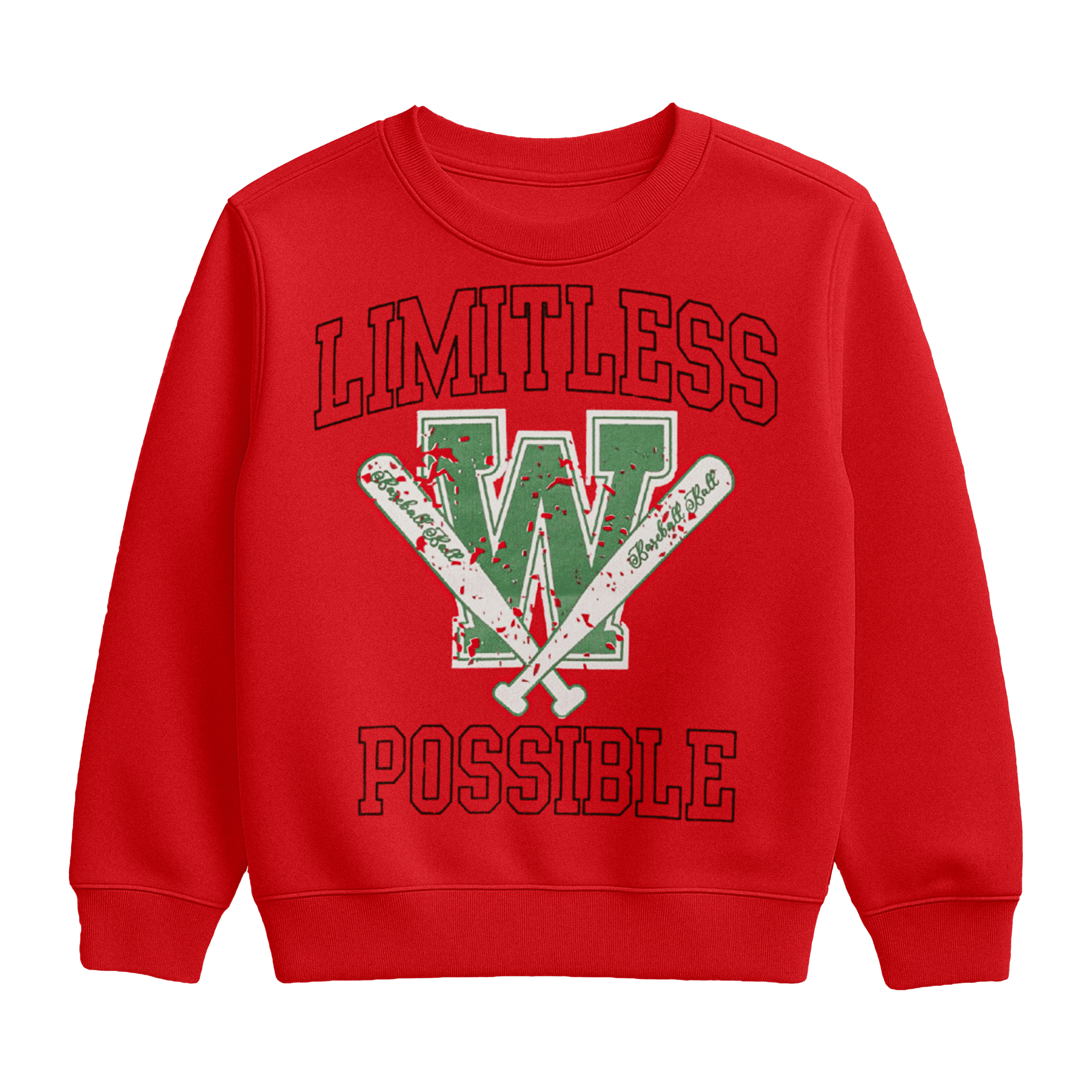 Limitless Possible Red Sweatshirt