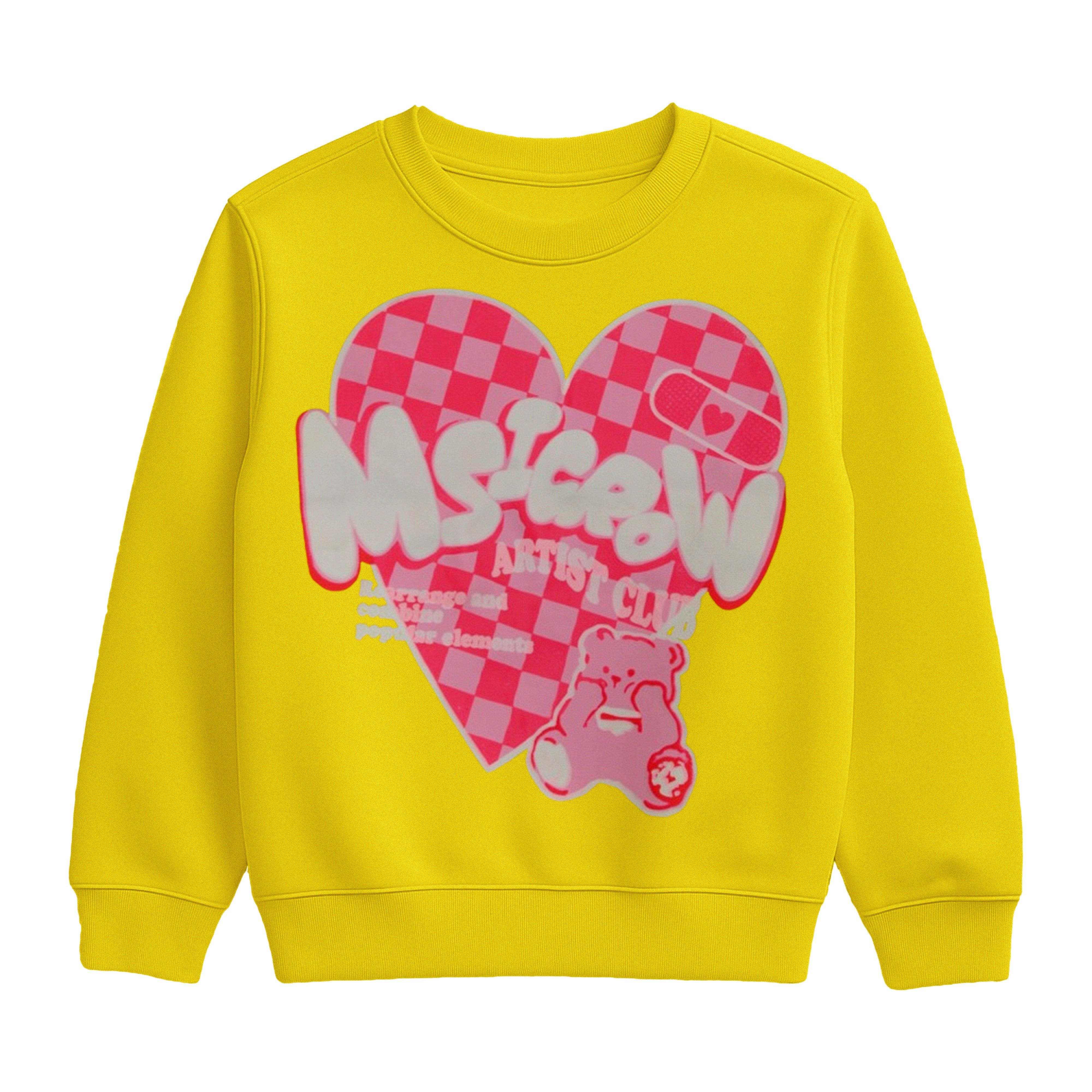 Mslcew Artist Club" Sweatshirt and Joggers Suit