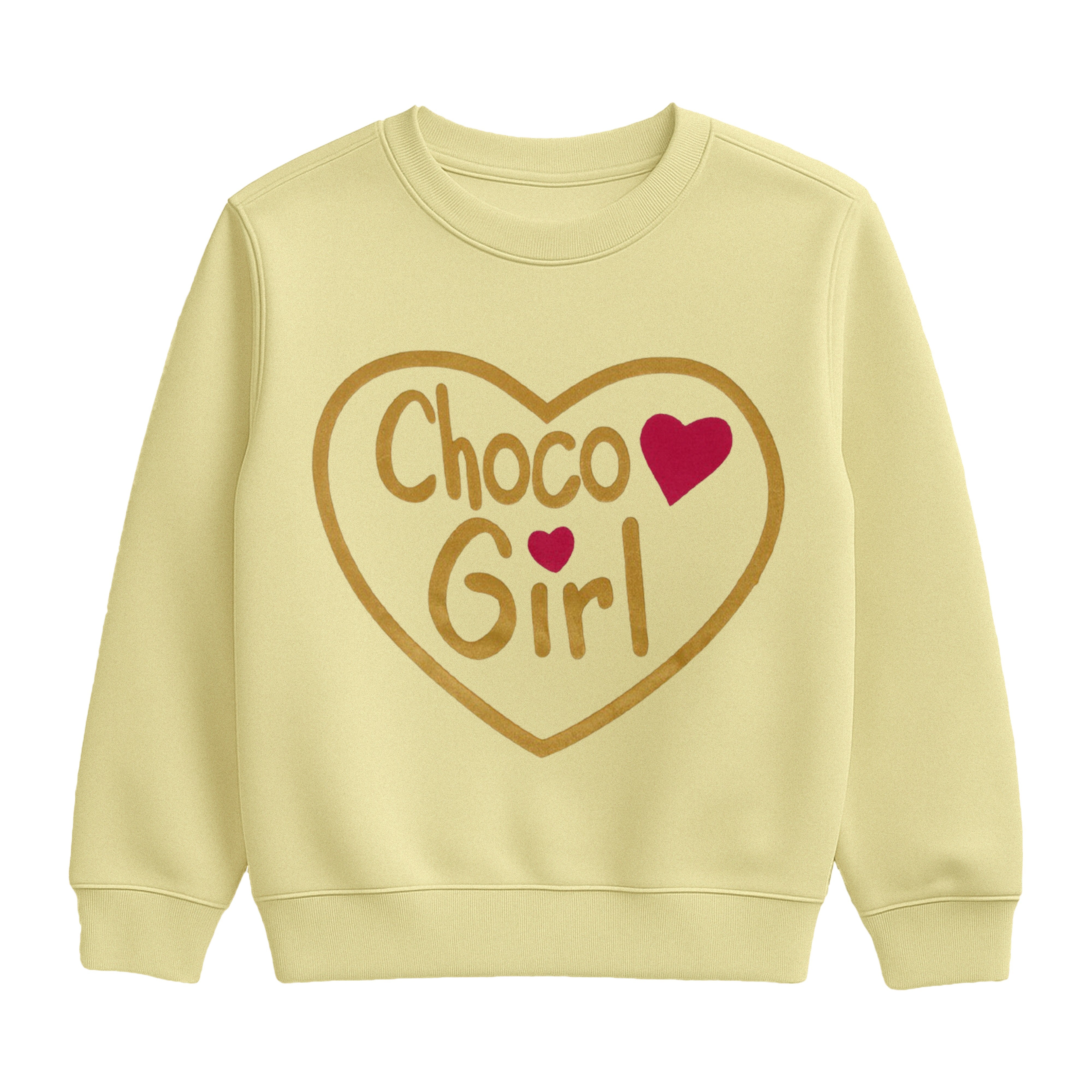 Choco Girl" Sweatshirt and Joggers Suit
