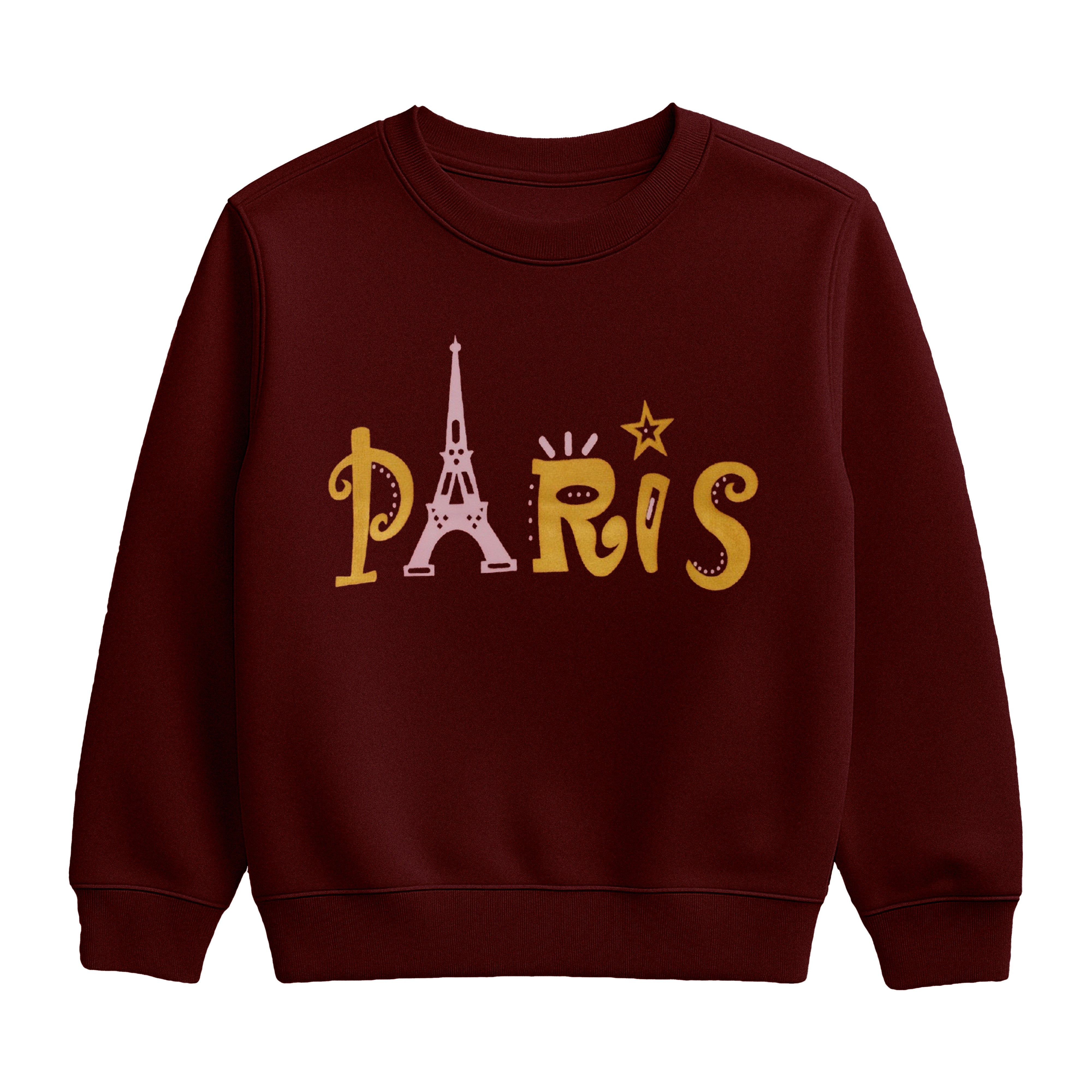 Paris Print Sweatshirt and Joggers Suit