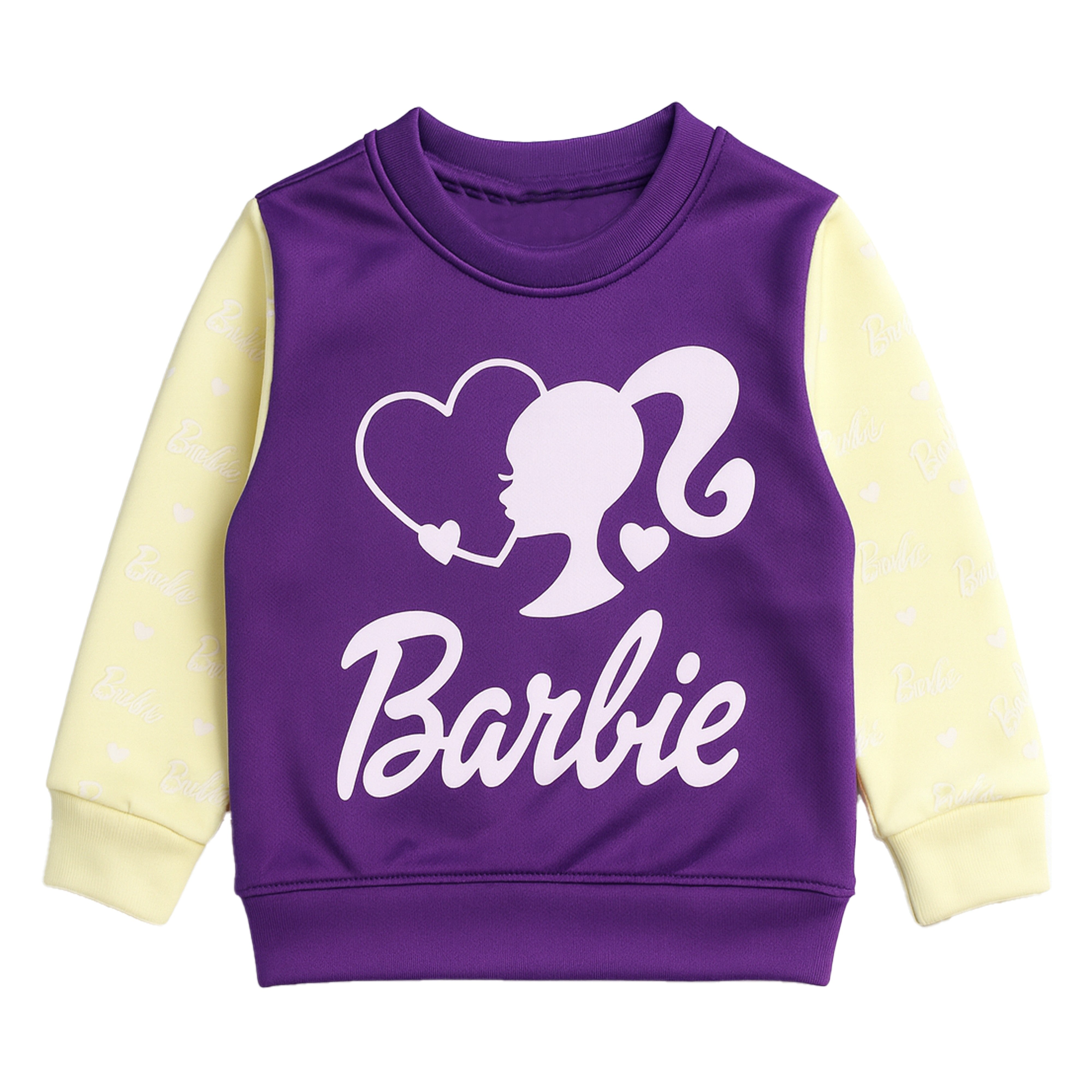 Purple "Barbie" SweatShirt And Trouser Suit