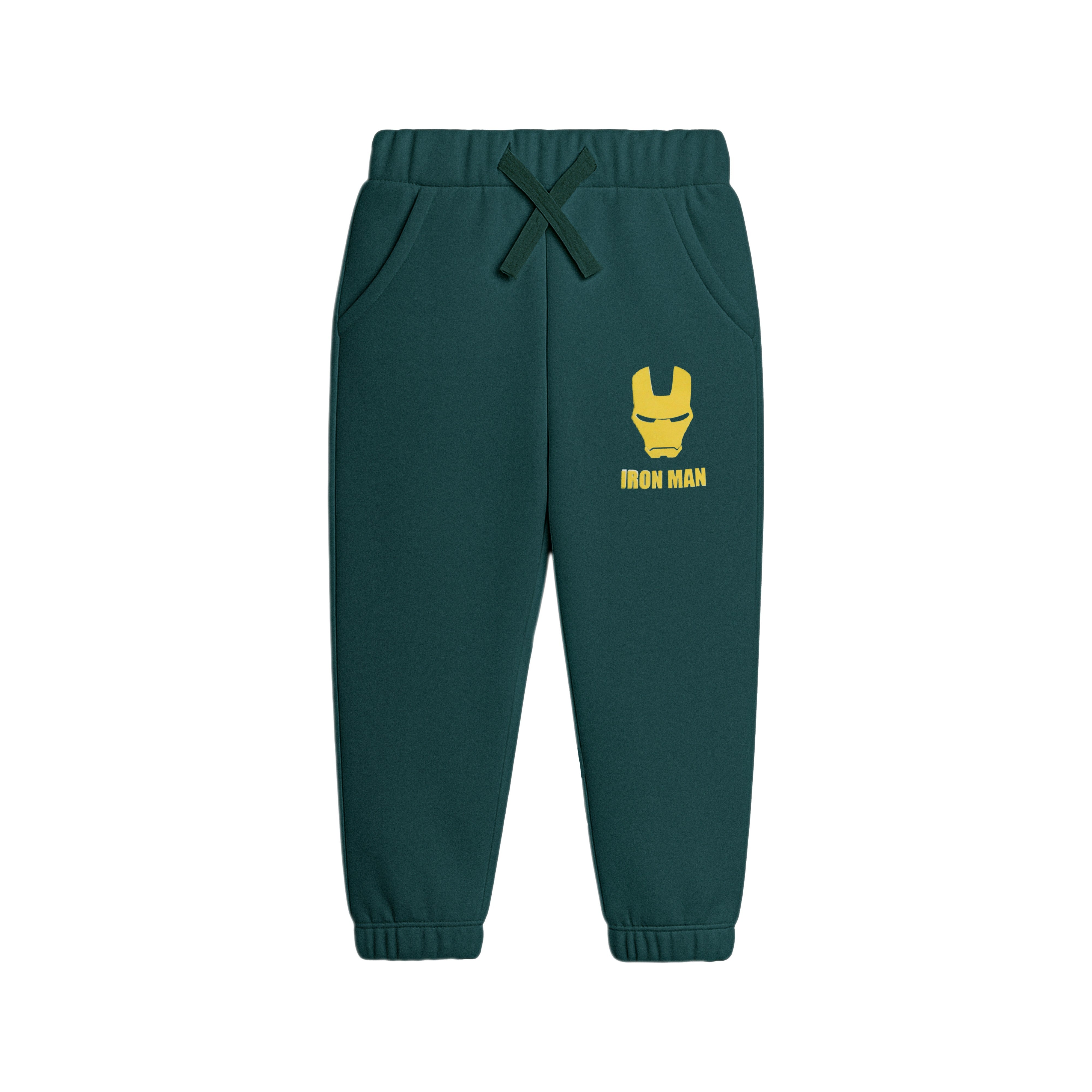 Boys’ Iron Man Sweatshirt & Jogger Set – Dark Green