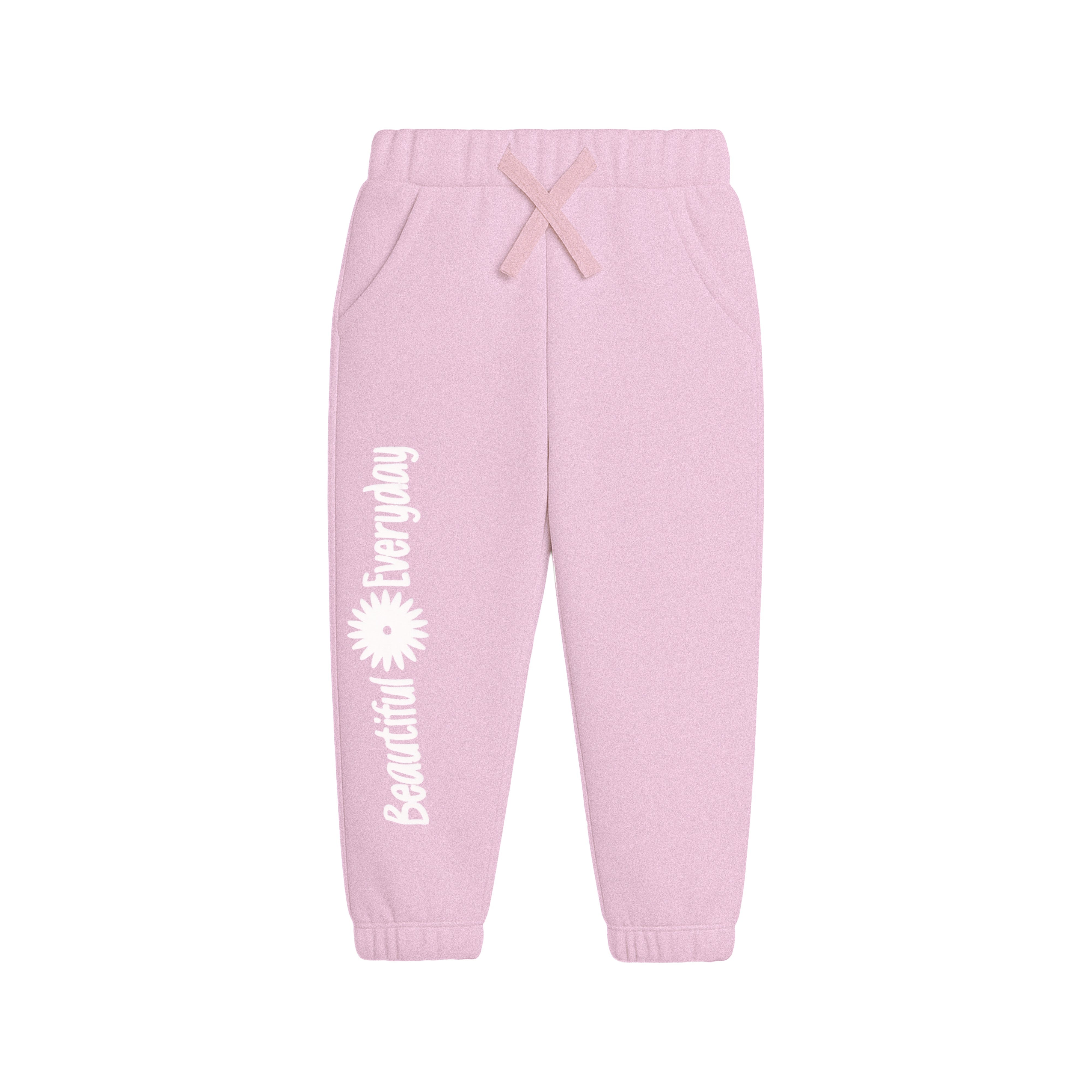Pink "Beautiful Everyday" Fleece Trouser