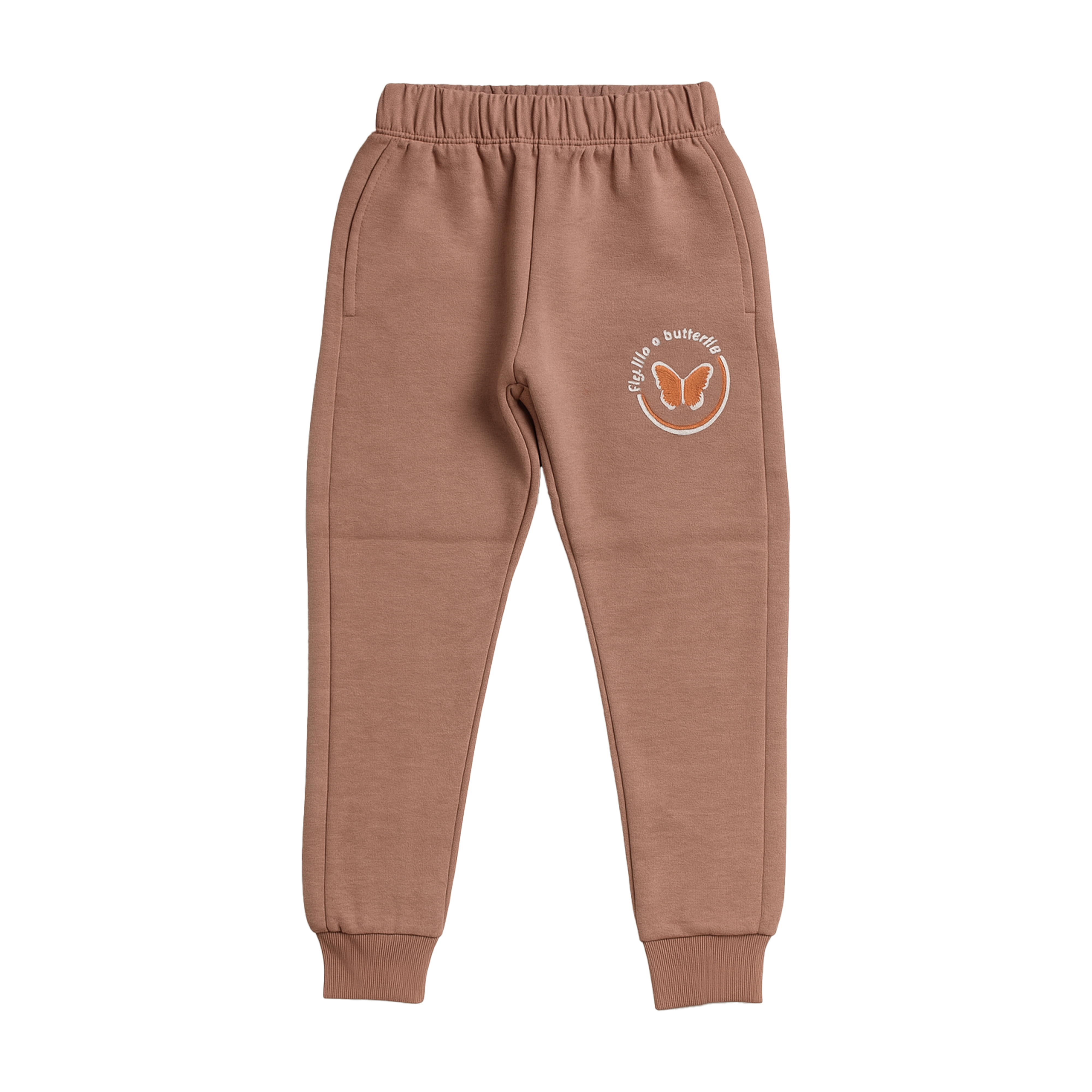 Fly Like a Butterfly Brown Jogger Pants