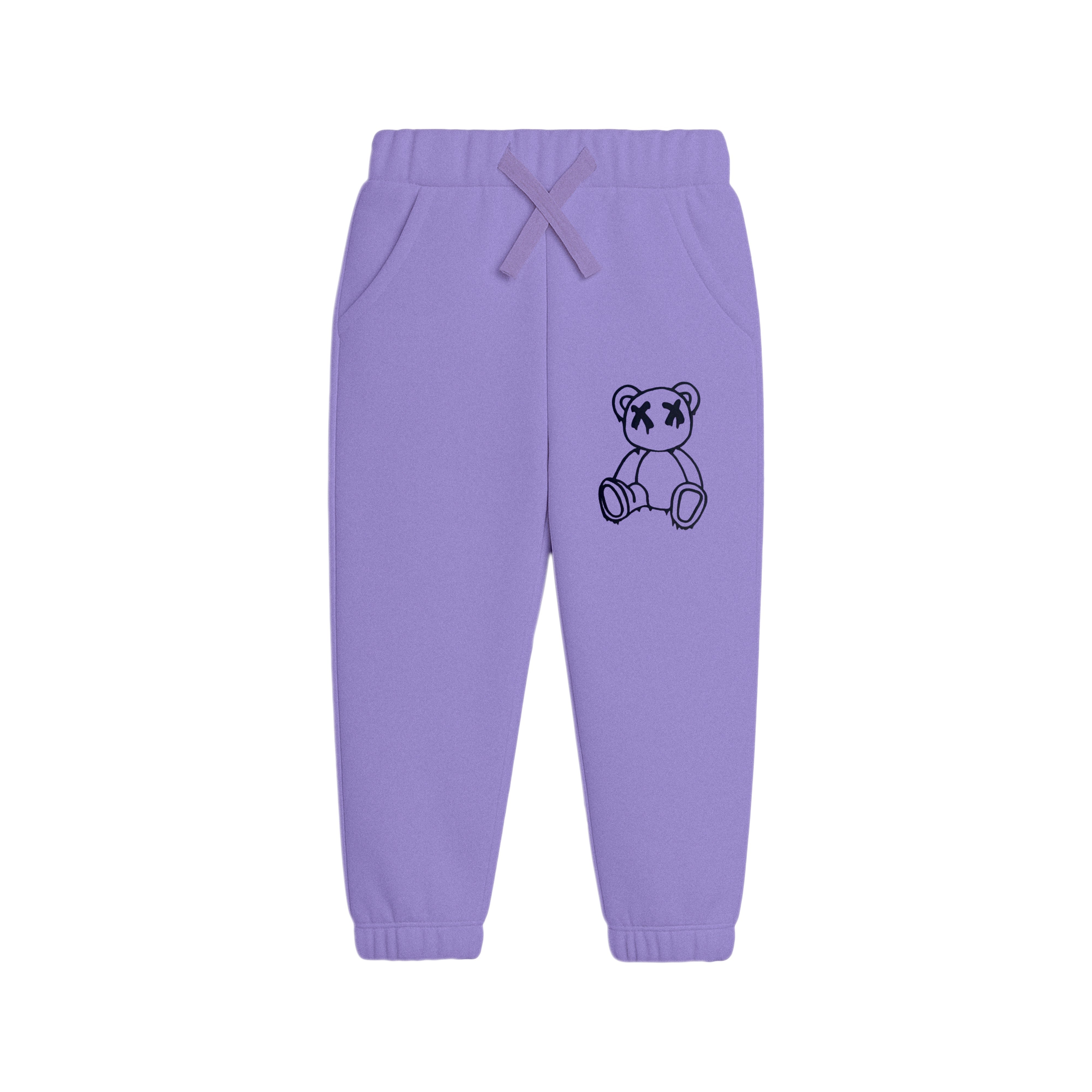 Checkered Teddy Bear Sweatshirt and Joggers Suit