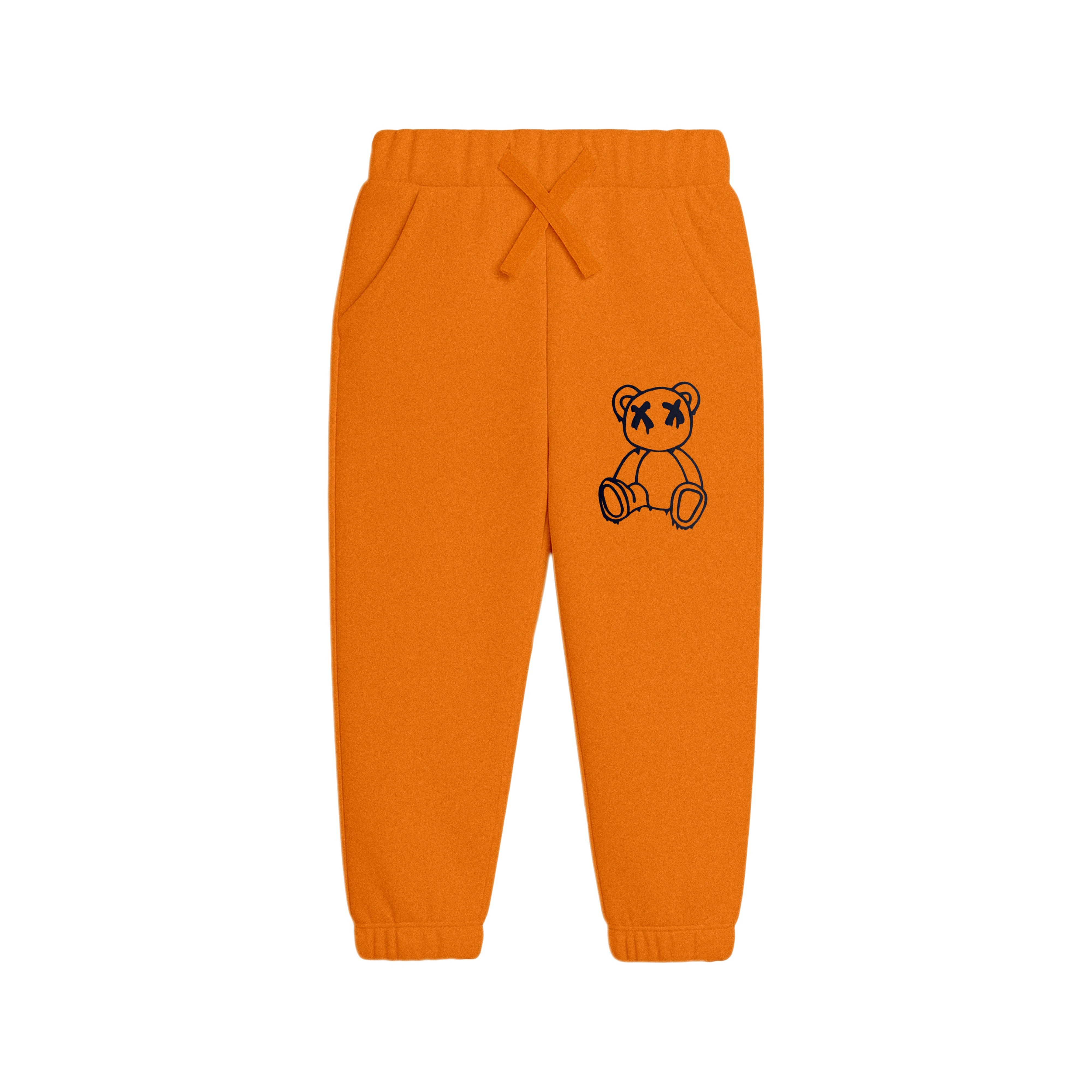 Checkered Teddy Bear Sweatshirt and Joggers Suit