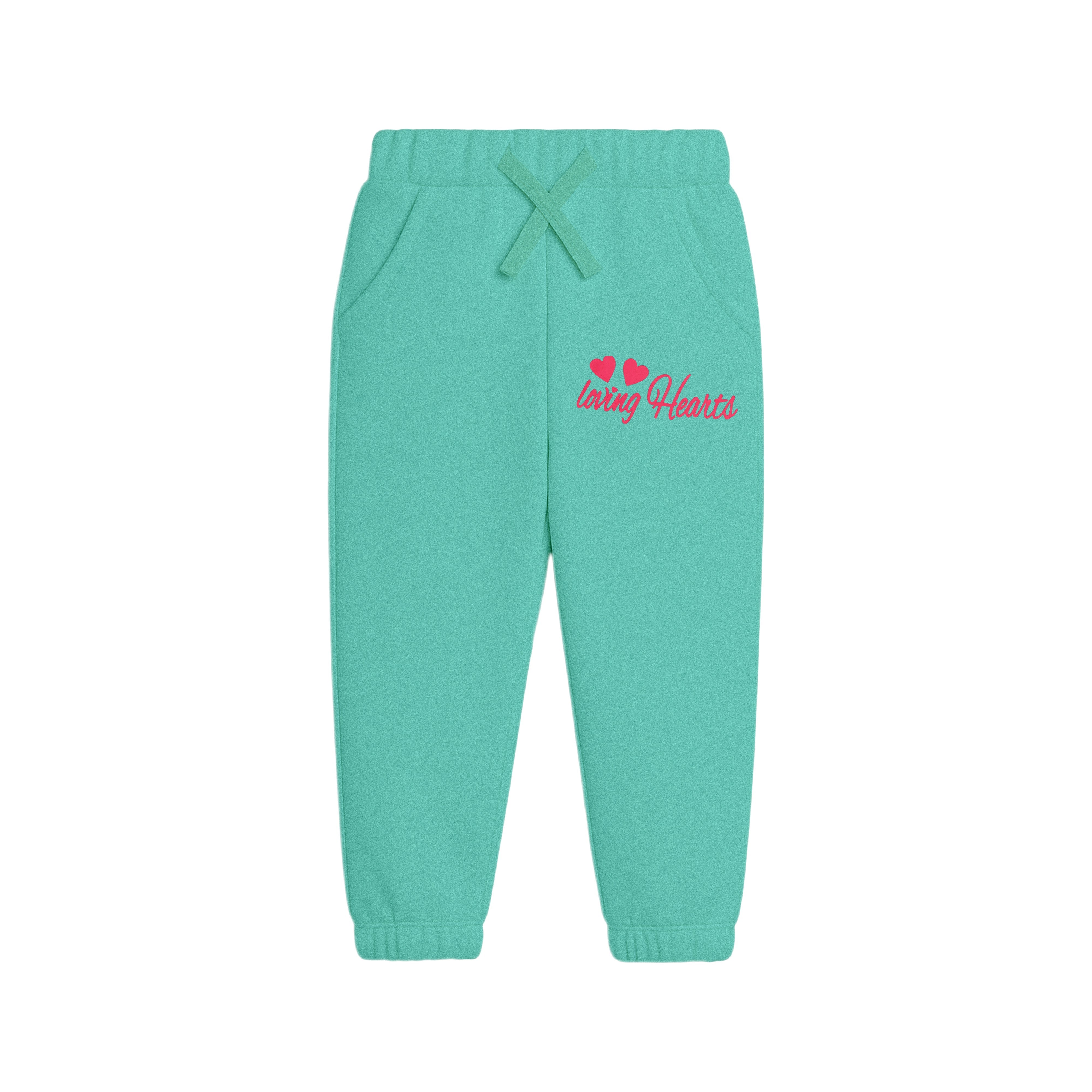 Turquoise "Loving Hearts" Loungewear Suit